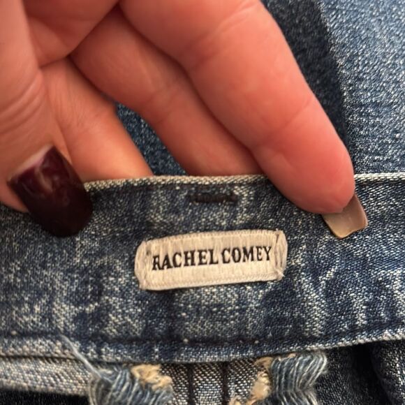 Rachel Comey cut out High-Waisted Blue Denim Jeans, US4 - Picture 13 of 14